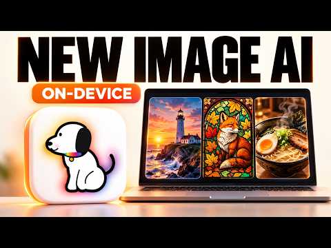 NEW Underdog Images: on-device Image Gen! 🔥