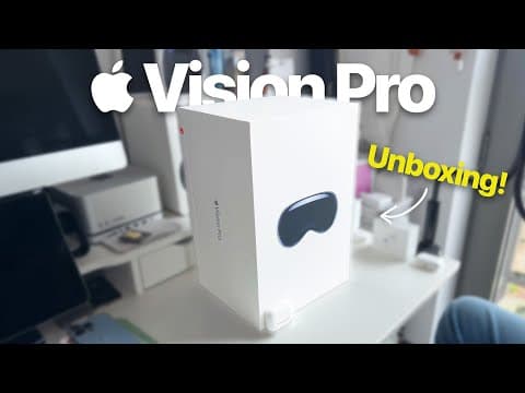 Apple Vision Pro Unboxing - Finally Getting My Hands on This!