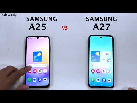 SAMSUNG A25 vs A27 - Speed Test