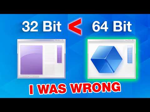 I Was WRONG About 32-Bit Apps