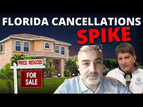 Florida Home Prices Keep Dropping As Cancellations Spike
