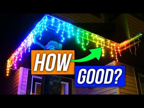 Exploring and Installing The Govee Icicle Lights (Setup too!)