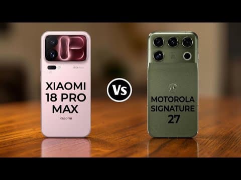 Xiaomi 18 Pro Max Vs Motorola Signature 27