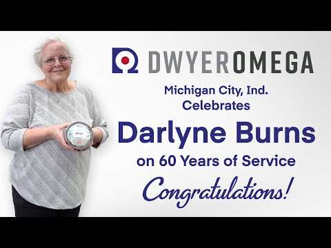 DwyerOmega Celebrates Darlyne Burns on 60 Years of Service!