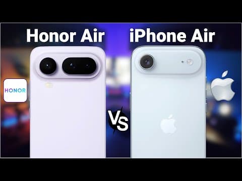 Honor Magic 8 Pro Air vs Apple iPhone Air – Slim Flagship Battle of 2026