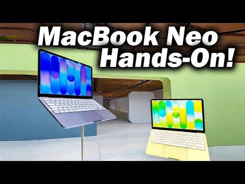 MacBook Neo - Hands on REVIEW Apple Event!