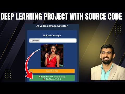AI Image Or Real | Deep Learning Project With Code | Deepfake Image