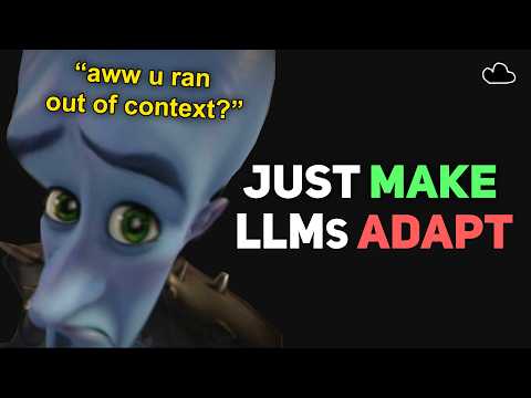 Why can’t LLMs just LEARN the context window?