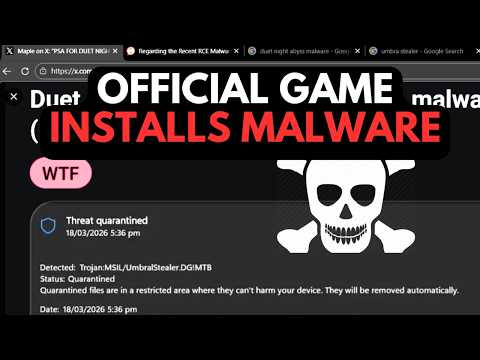Official Game Installs Malware