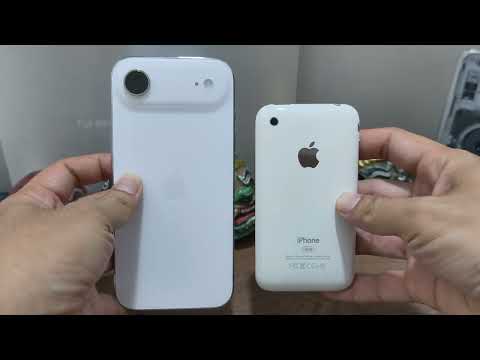 White iPhone 3g meets White iPhone Air