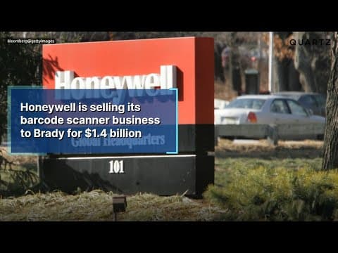 Honeywell is selling its barcode scanner business to Brady for $1.4 billion