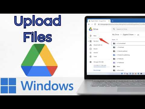 How to Upload Files to Google Drive on PC 2026