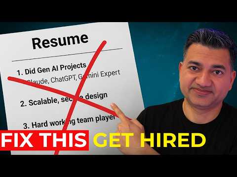 The Resume Fix That Lands Cloud Gen AI Jobs