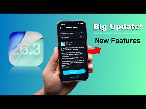 iOS 26.3 Released 🔥 Very Big Update! | New Features, Performance, Battery Life (HINDI)