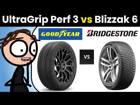 Goodyear UltraGrip Performance 3 vs Bridgestone Blizzak 6 (Comparison and Review)