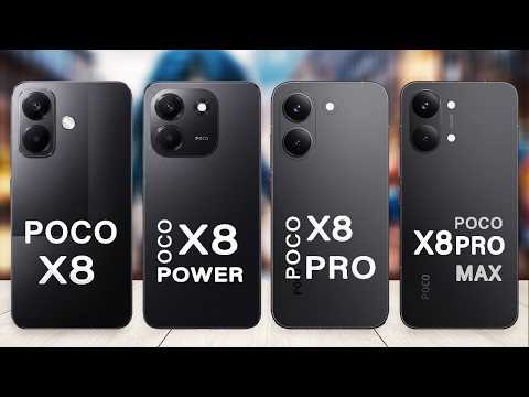 Poco X8 Vs Poco X8 Power Vs Poco X8 Pro Vs Poco X8 Pro Max
