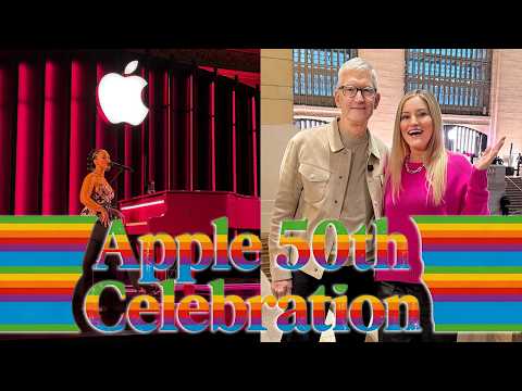Apple's 50 Anniversary Interview with Tim Cook + Alicia Keys Concert!