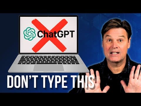 Never Type This Into ChatGPT — You’ll Thank Me Later