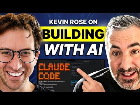 Screensharing Kevin Rose's AI Workflow/New App
