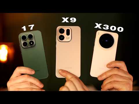 Vivo X300 vs Xiaomi 17 vs Oppo Find X9 Camera Comparison!