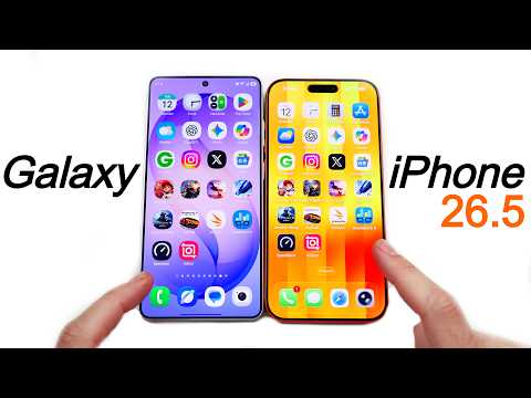 Galaxy S26 Ultra vs iPhone 17 Pro Max Speed Test iOS 26.5