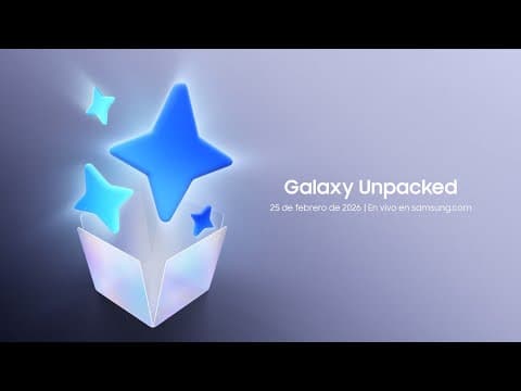 Invitación a Galaxy Unpacked – Febrero de 2026 | Samsung