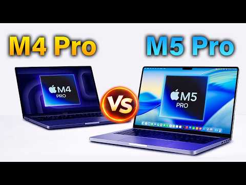 MacBook Pro M5 Pro Vs M4 Pro - HUGE Performance Jump! 🤯