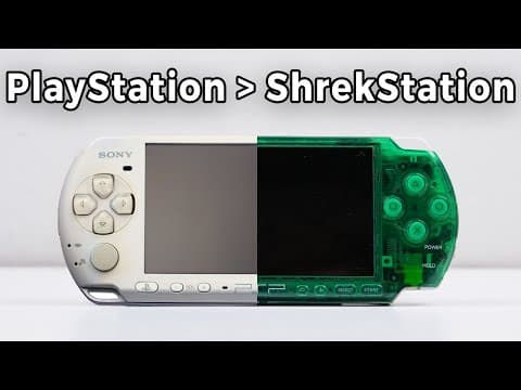 Turning a Dirty Yellowed PSP Into A Custom PlayStation Portable