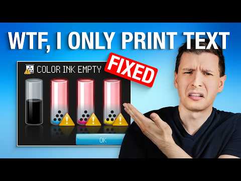Fix the Dumb Reason Your Printer Wastes Color Ink