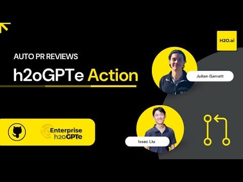 Automatic PR Reviews using h2oGPTe Action