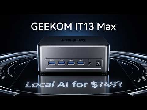 GEEKOM IT13 Max... Small Intel PC, HUGE Performance for Price!