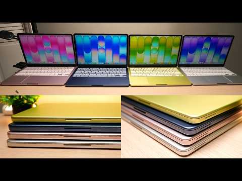 MacBook Neo in EVERY Color Comparison: Citrus, Blush, Indigo & Silver!