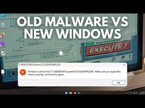 New Windows 11 vs Old Malware: Will it survive?