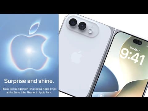 Apple CONFIRMS Folding iPhone Event For 9/9