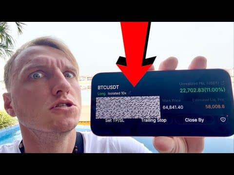 BITCOIN CRASH: MY $100 MILLION TRADE STARTED!