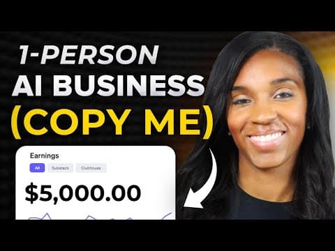 How I’m ACTUALLY Building A 1-Person AI Business (So You Can Copy Me)