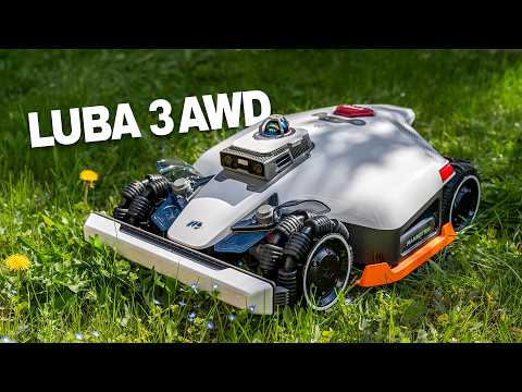 LUBA 3 AWD Robot Lawn Mower: No Wires, No RTK Installation!