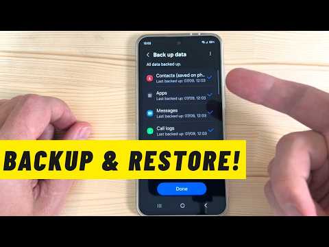 How to Backup & Restore Personal Data on Samsung Galaxy Phones