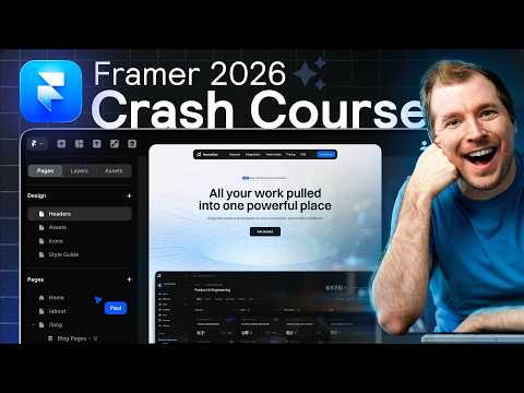 Framer Full Crash Course 2026 for Beginners