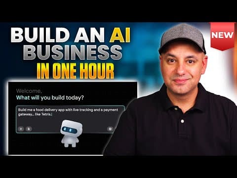 I Built a Real AI App in 60 Minutes (No Coding)