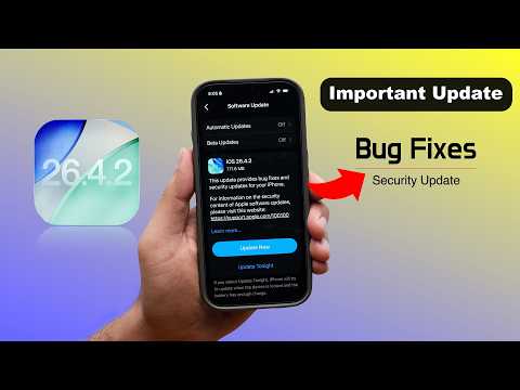iOS 26.4.2 Released 🔥 Important Update! | New Features, Performance, Battery Life (HINDI)