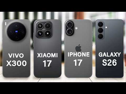 Xiaomi 17 Vs Samsung S26 Vs iPhone 17 Vs vivo X300 | The Best Compact Phone?