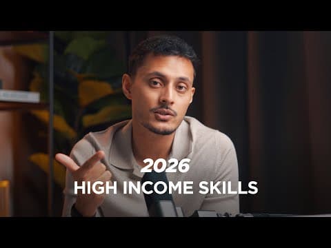 Don’t fall behind in 2026 - High Income Skills