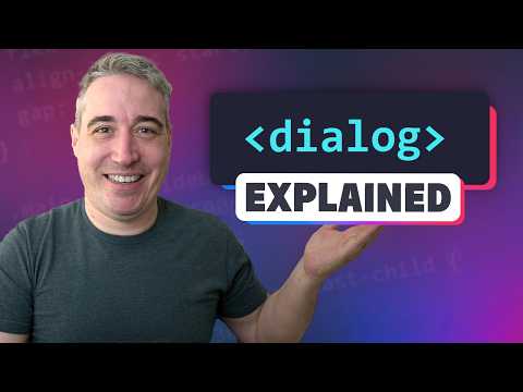 Build modals in minutes with the dialog element