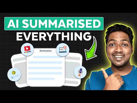 How to Summarize ANY Video in Seconds (No Watching Required)