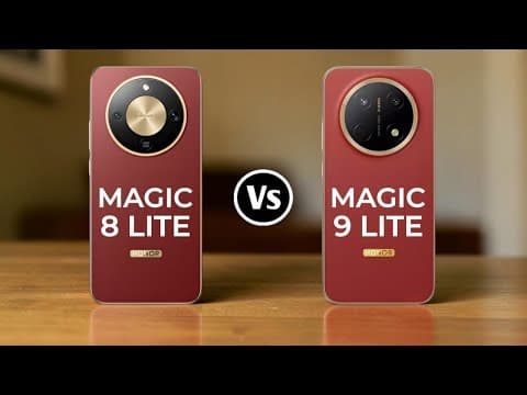 Honor Magic 8 Lite Vs Honor Magic 9 Lite