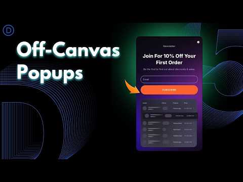 How To Create Off-Canvas Popups In Divi 5
