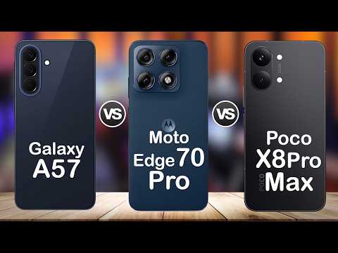 Motorola Edge 70 Pro vs Samsung Galaxy A57 vs Poco X8 Pro Max 🔥 Which is BEST midrange Phone?