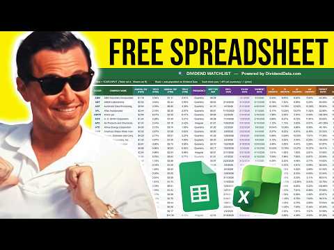 I Built The Best Dividend Stock Watchlist (Google Sheets & Excel)