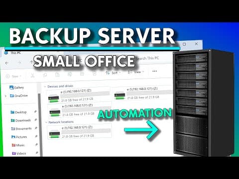 Build Your Own BACKUP Server in Minutes for Small Office (Windows 11 Guide)